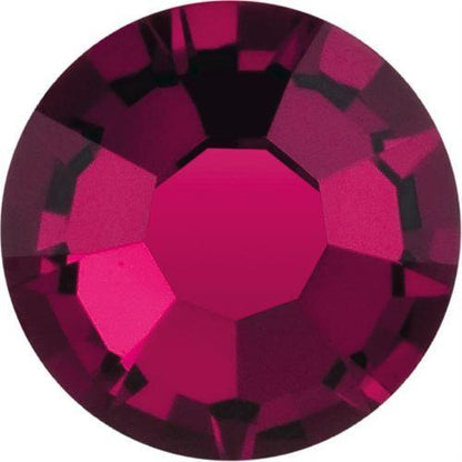 Preciosa Ruby flat back rhinestone crystal non hotfix