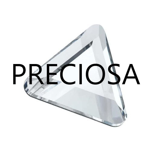 Preciosa Triangle shape flat back rhinestone crystal non hotfix